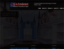 Tablet Screenshot of furniture-for-shops.com
